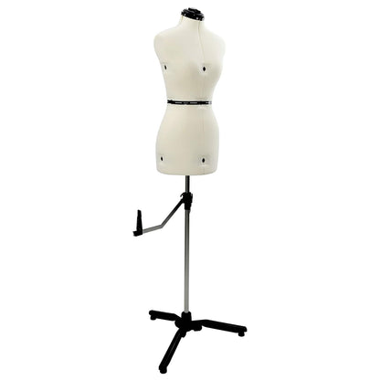 Adjustable Dress Form Female Height Adjustable Cream S Velvet