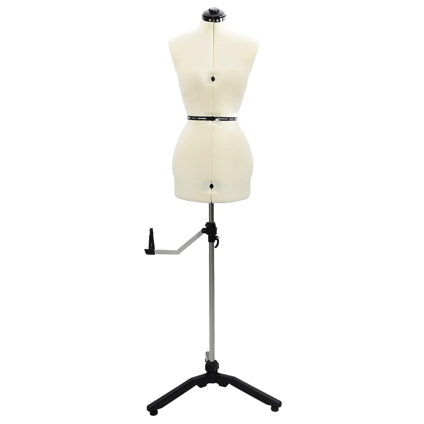 Adjustable Dress Form Female Height Adjustable Cream S Velvet