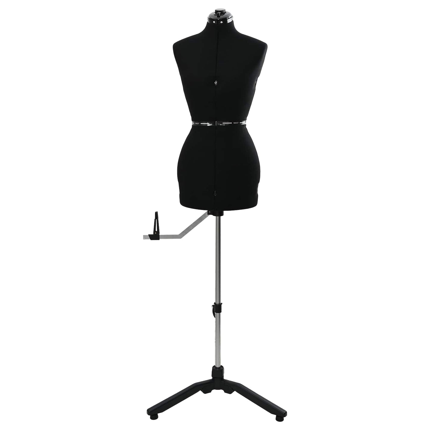 Adjustable Dress Form Female Height Adjustable Black S Velvet
