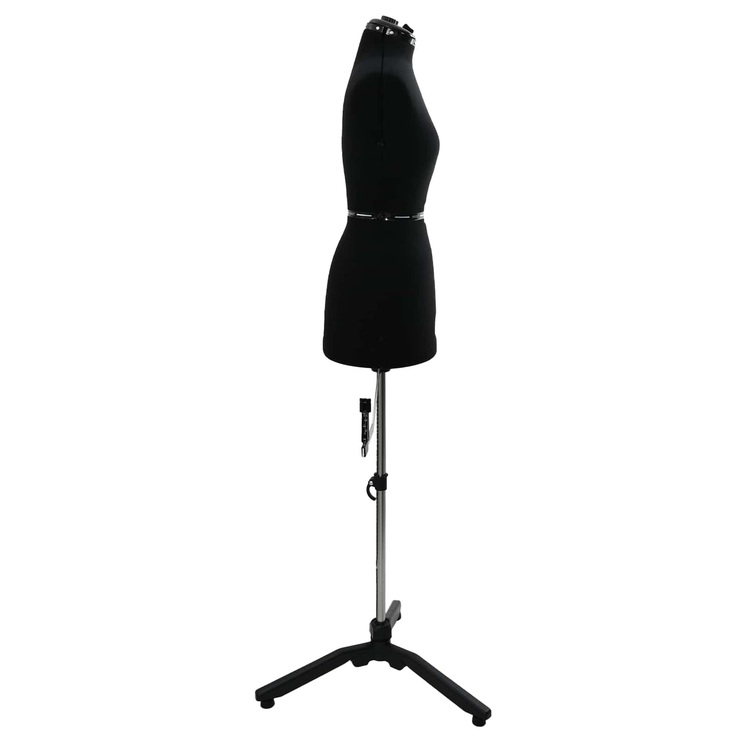 Adjustable Dress Form Female Height Adjustable Black S Velvet