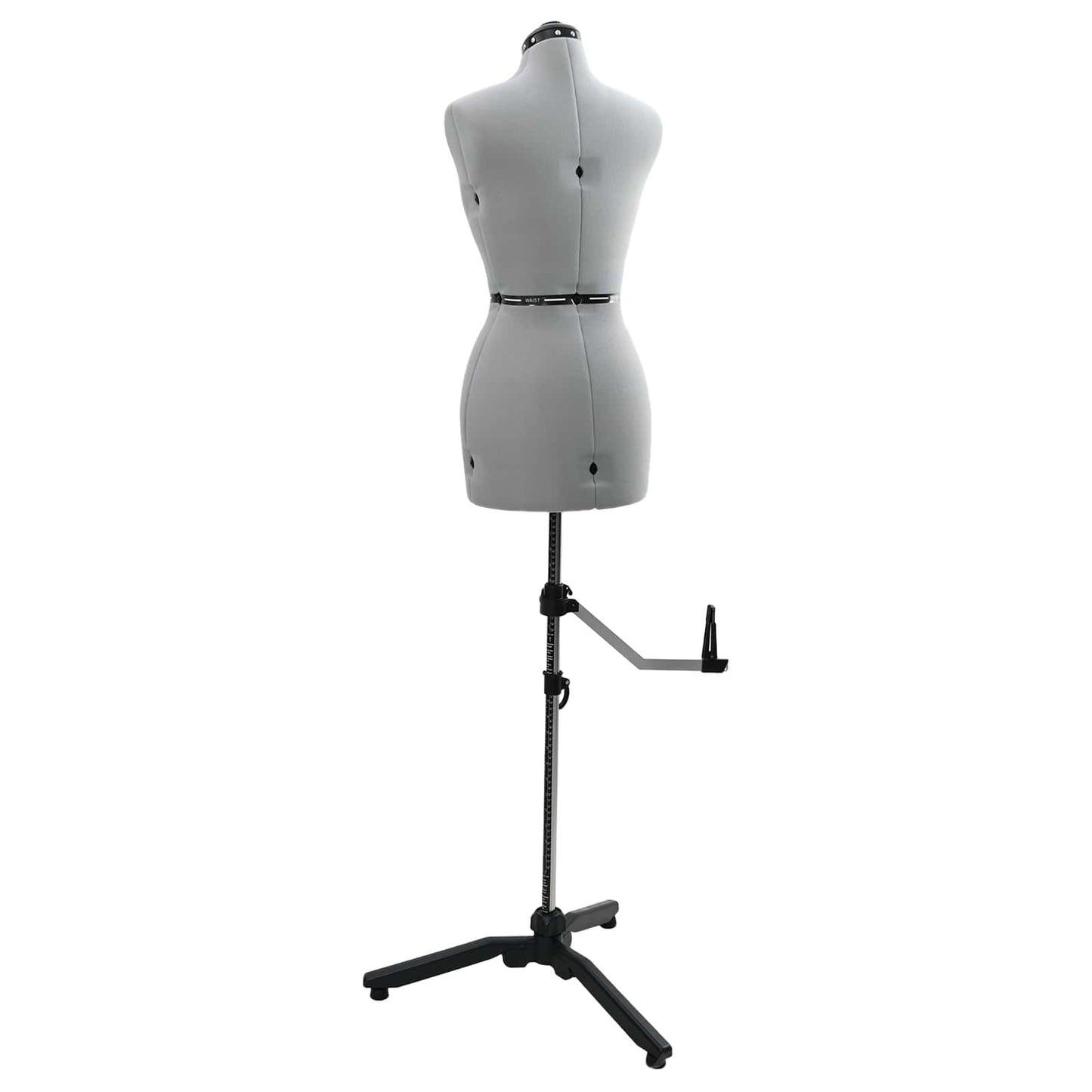 Adjustable Dress Form Female Height Adjustable Grey S Velvet