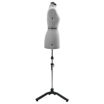 Adjustable Dress Form Female Height Adjustable Grey S Velvet