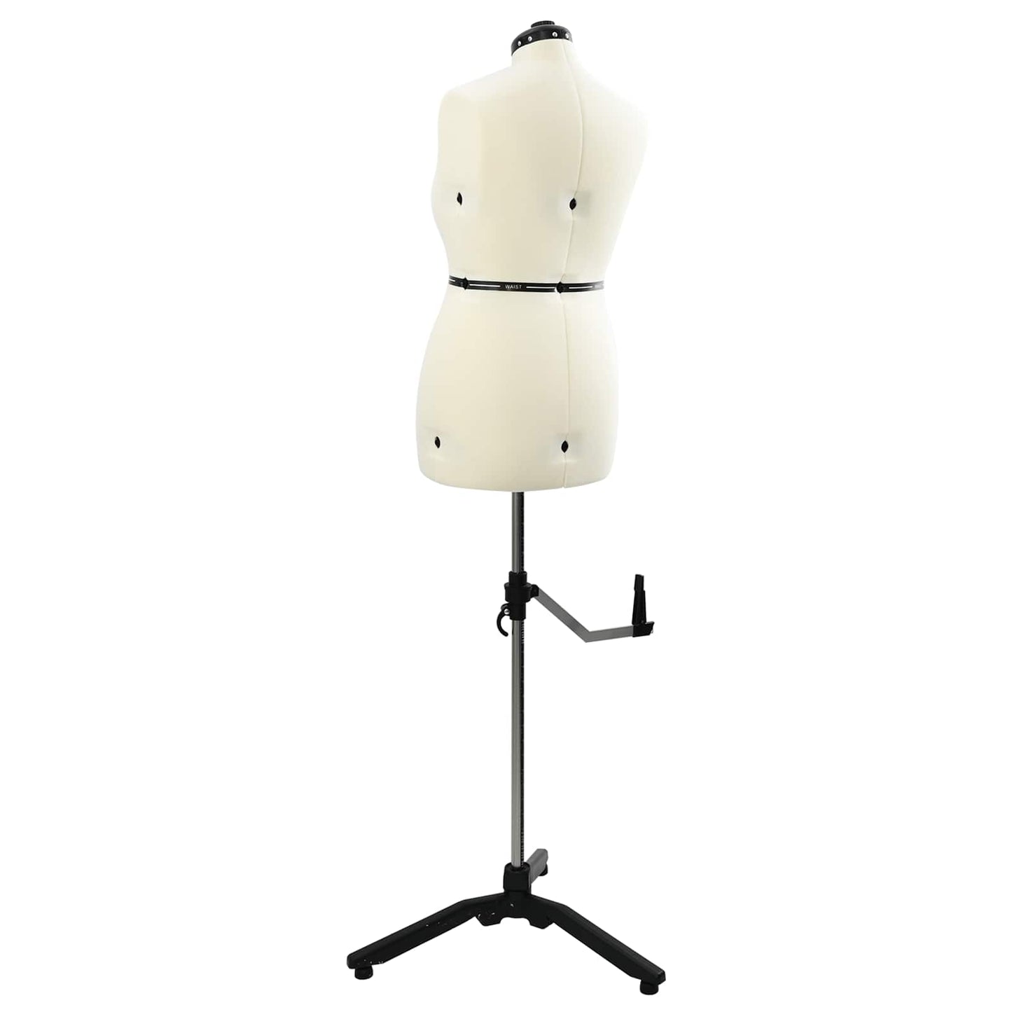 Adjustable Dress Form Female Height Adjustable Cream M Velvet