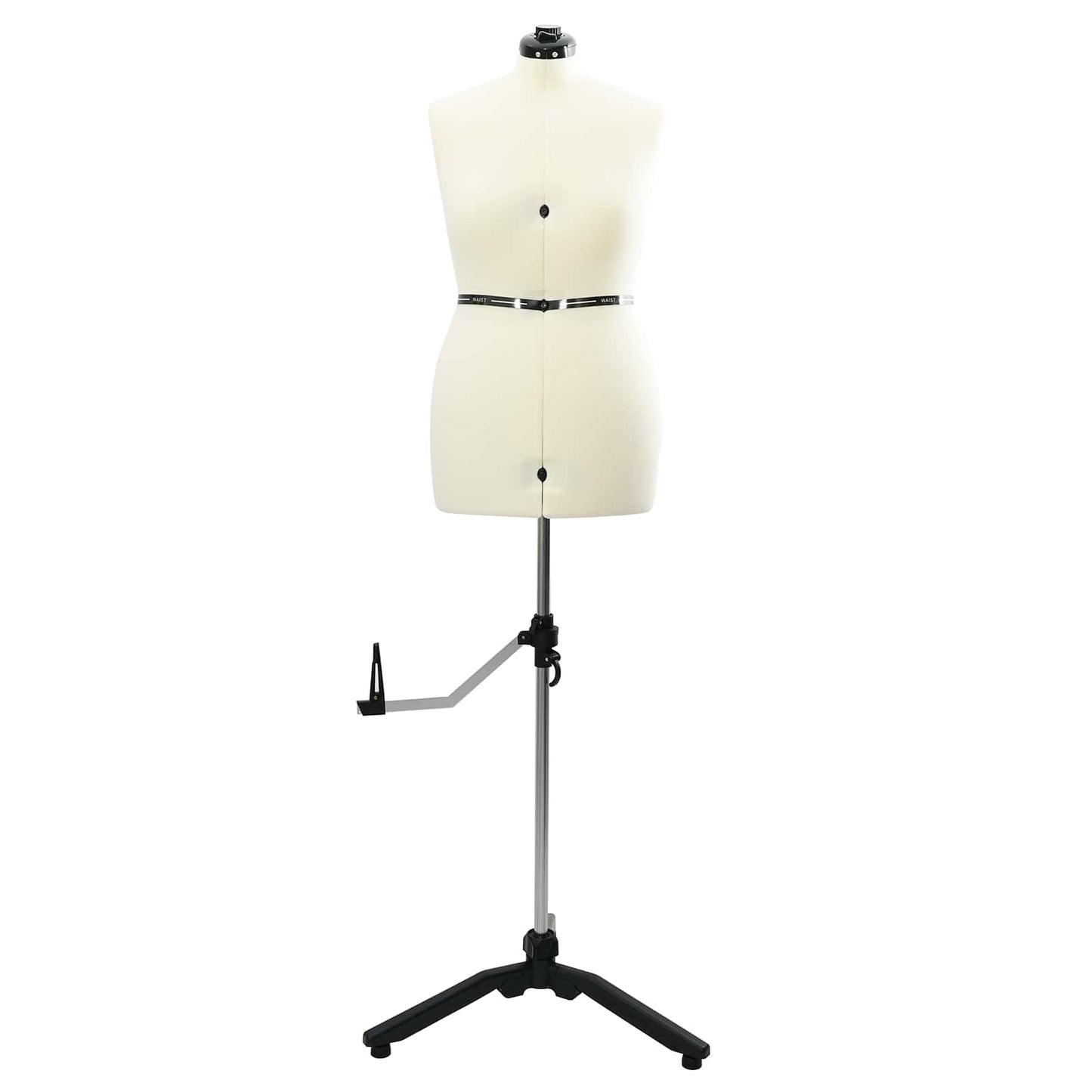 Adjustable Dress Form Female Height Adjustable Cream M Velvet