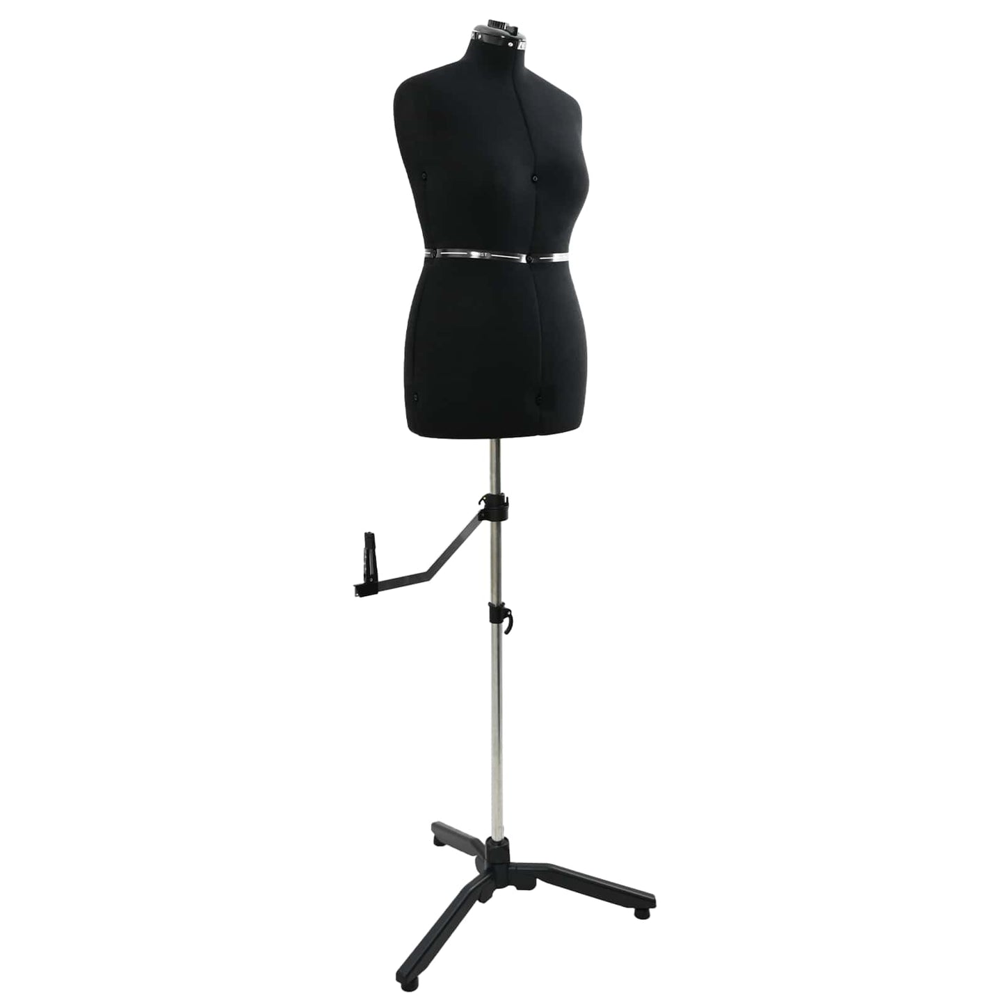 Adjustable Dress Form Female Height Adjustable Black M Velvet