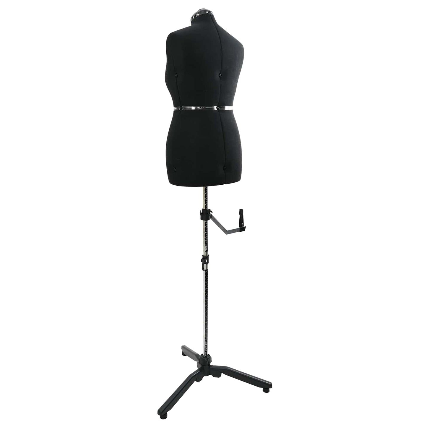 Adjustable Dress Form Female Height Adjustable Black M Velvet