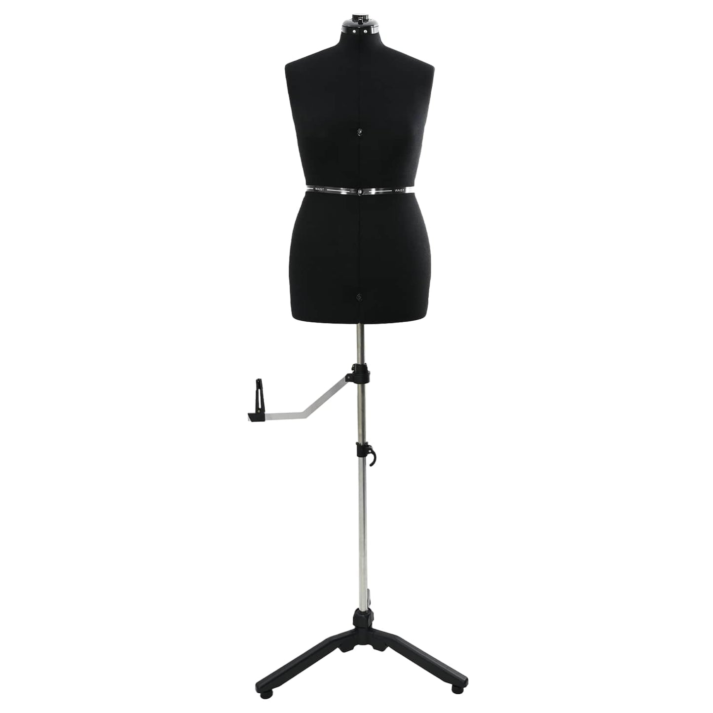 Adjustable Dress Form Female Height Adjustable Black M Velvet