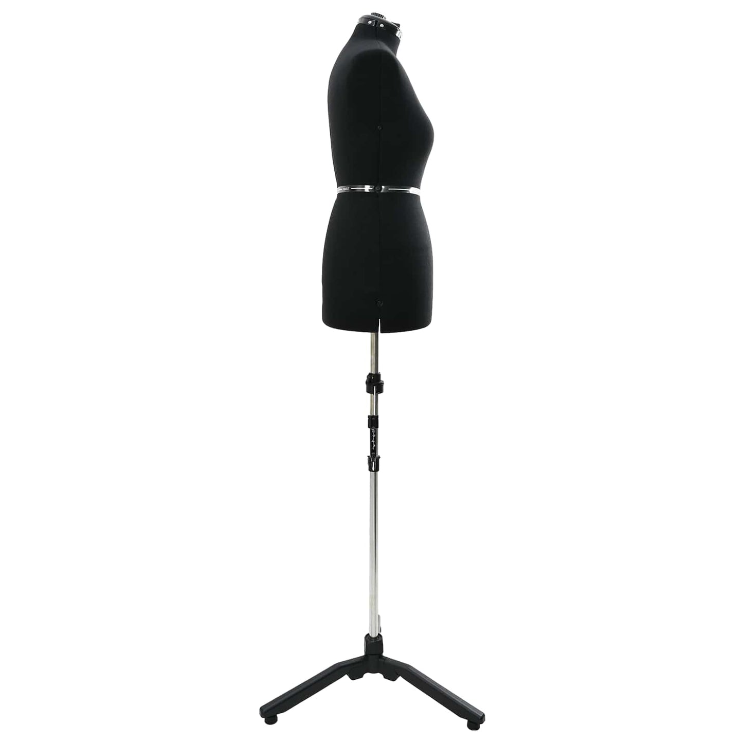 Adjustable Dress Form Female Height Adjustable Black M Velvet