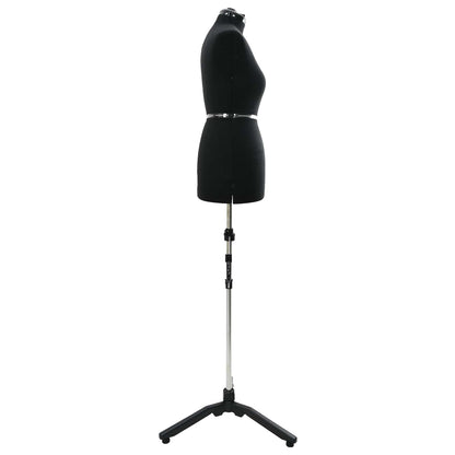 Adjustable Dress Form Female Height Adjustable Black M Velvet