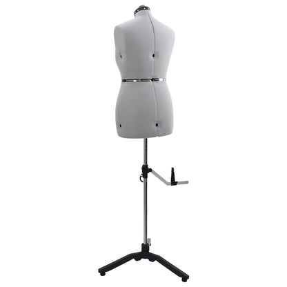 Adjustable Dress Form Female Height Adjustable Grey M Velvet