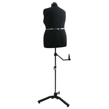 Adjustable Dress Form Female Height Adjustable Black L Velvet