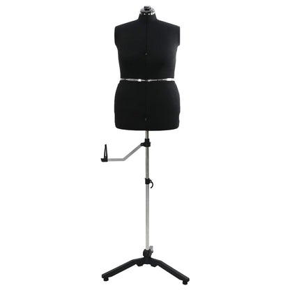 Adjustable Dress Form Female Height Adjustable Black L Velvet