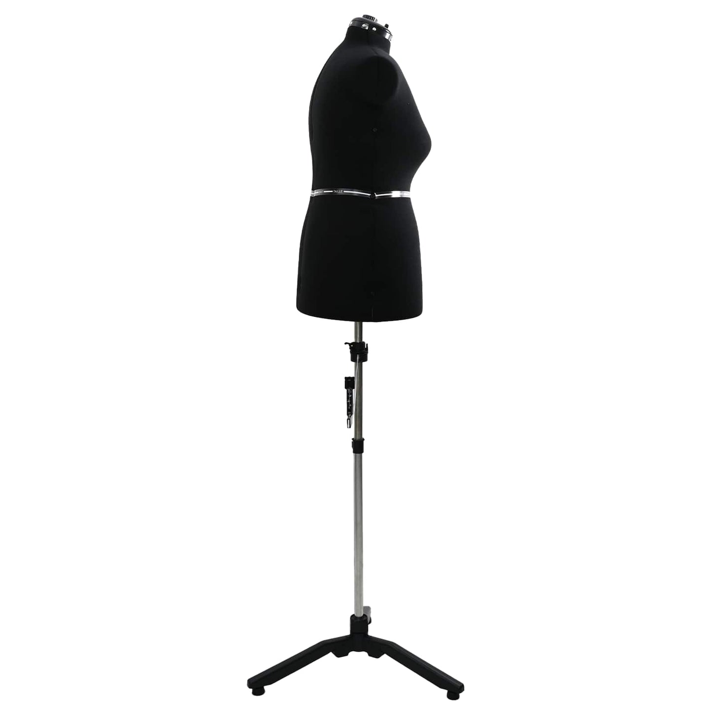 Adjustable Dress Form Female Height Adjustable Black L Velvet