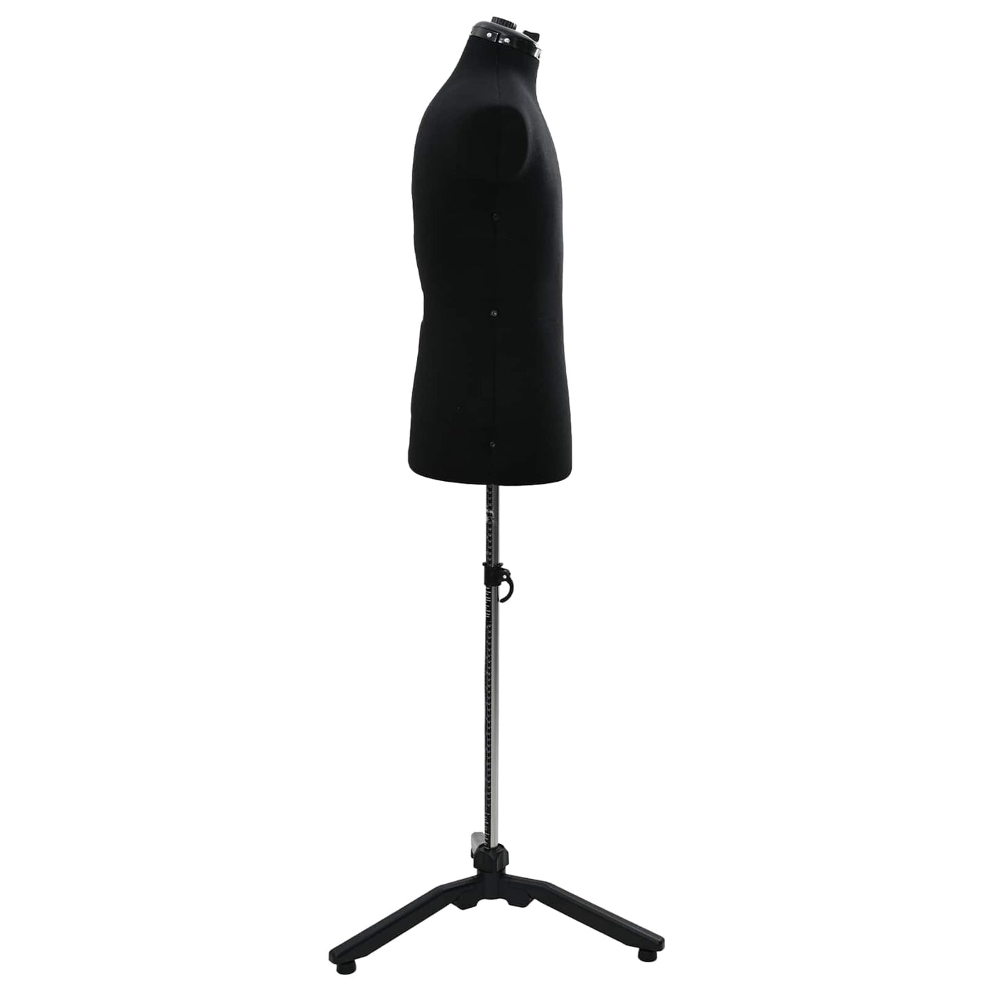 Adjustable Dress Form Male Manual Black 37.5-45.5 inch Fabric