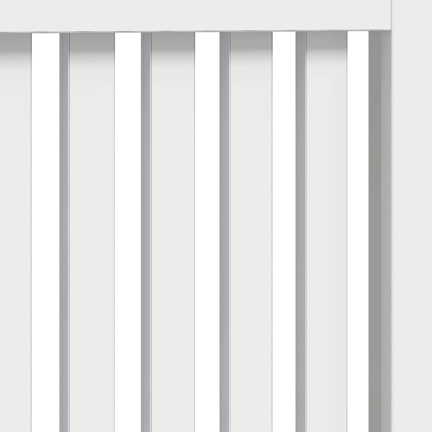Radiator Cover High Gloss White 172 x 19 x 81.5 cm