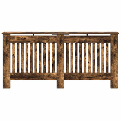 Radiator Cover Smoked Oak 172 x 19 x 81.5 cm Engineered Wood