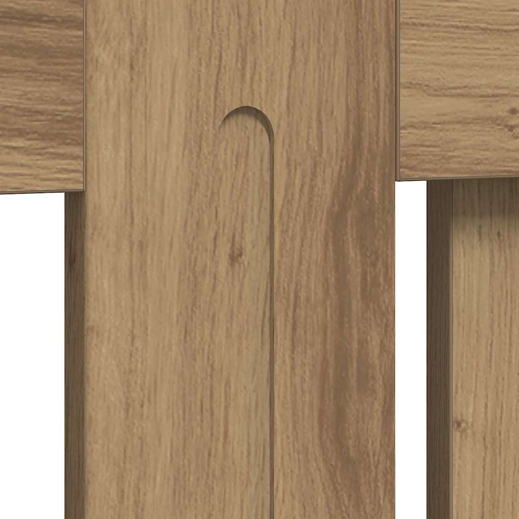 Radiator Cover Artisan Oak 172 x 19 x 81.5 cm Engineered Wood