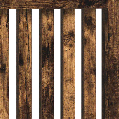 Radiator Cover Smoked Oak 152 x 19 x 81.5 cm Engineered Wood
