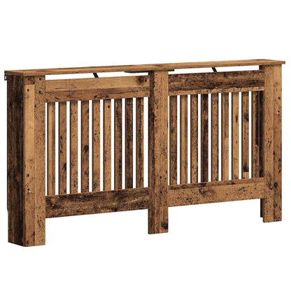 Radiator Cover Old Wood 152 x 19 x 81.5 cm Engineered Wood