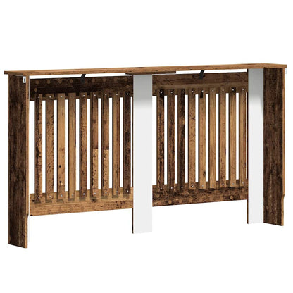 Radiator Cover Old Wood 152 x 19 x 81.5 cm Engineered Wood