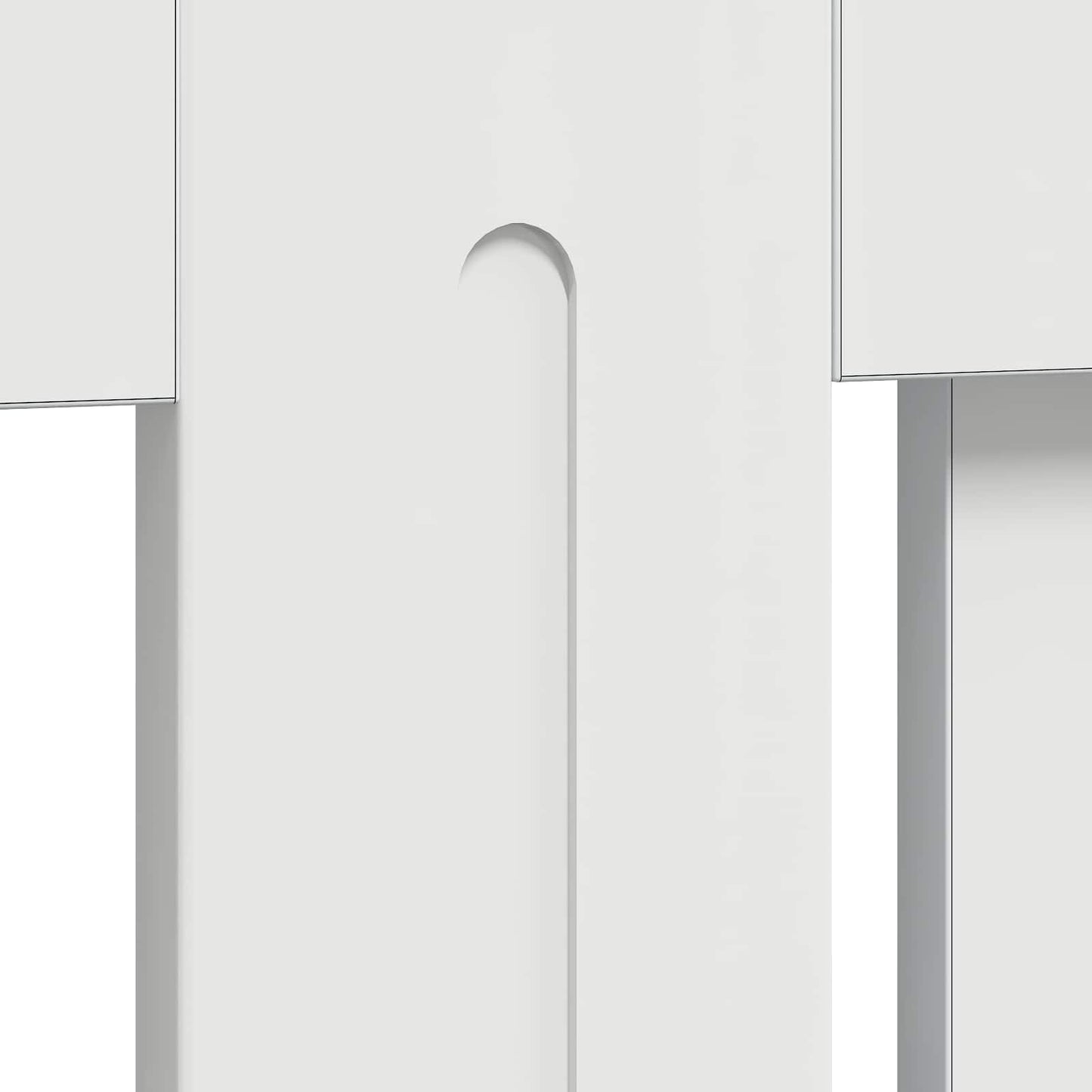 Radiator Cover High Gloss White 78 x 19 x 81.5 cm