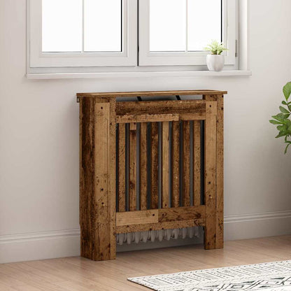 Radiator Cover Old Wood 78 x 19 x 81.5 cm Engineered Wood