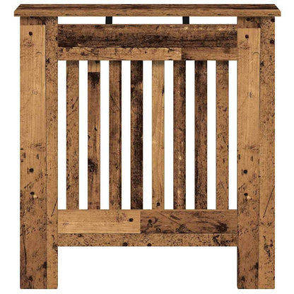 Radiator Cover Old Wood 78 x 19 x 81.5 cm Engineered Wood