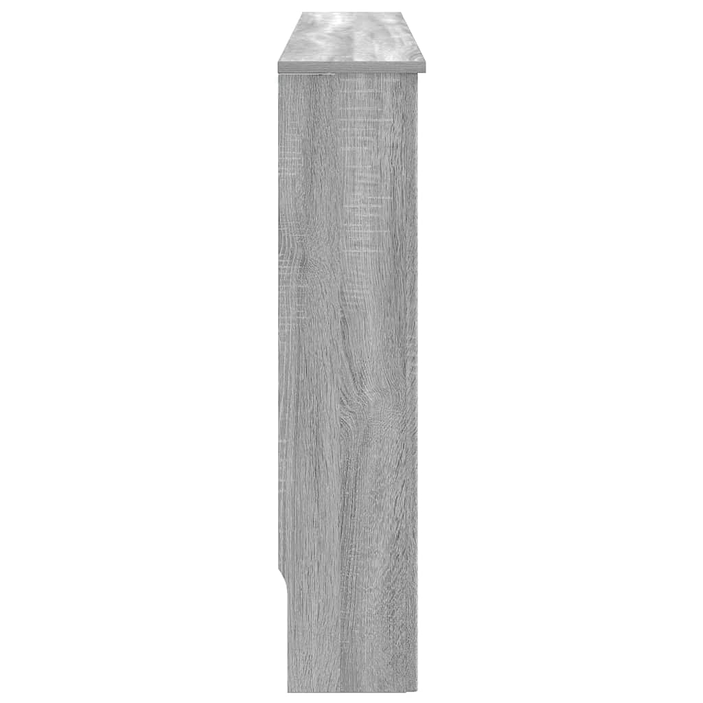 Radiator Cover Grey Sonoma 112 x 19 x 81.5 cm Engineered Wood