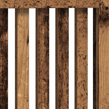 Radiator Cover Old Wood 112 x 19 x 81.5 cm Engineered Wood