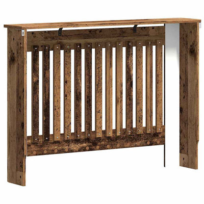 Radiator Cover Old Wood 112 x 19 x 81.5 cm Engineered Wood