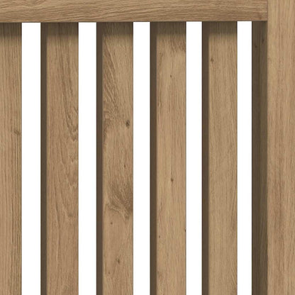 Radiator Cover Artisan Oak 112 x 19 x 81.5 cm Engineered Wood