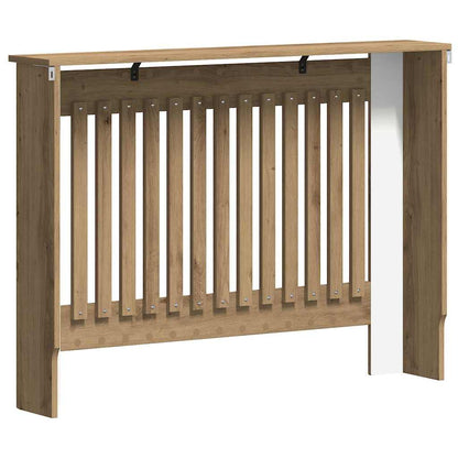Radiator Cover Artisan Oak 112 x 19 x 81.5 cm Engineered Wood