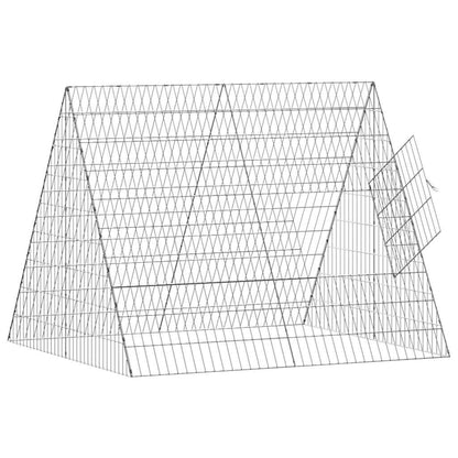 Rabbit Cage Silver 110 x 100 x 85 cm Galvanised Steel