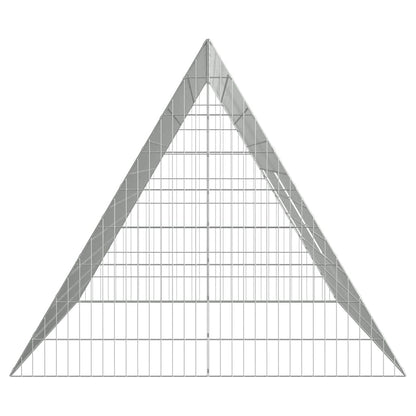 Rabbit Cage Silver 215 x 100 x 85 cm Galvanised Steel