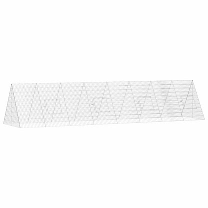 Rabbit Cage Silver 430 x 100 x 85 cm Galvanised Steel