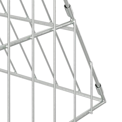 Rabbit Cage Silver 650 x 100 x 85 cm Galvanised Steel