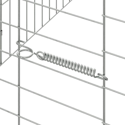 Rabbit Cage Silver 600 x 78 x 78 cm Galvanised Steel