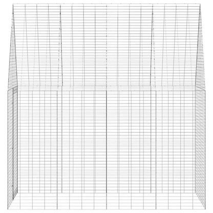 Rabbit Cage Silver 200 x 100 x 210 cm Galvanised Steel