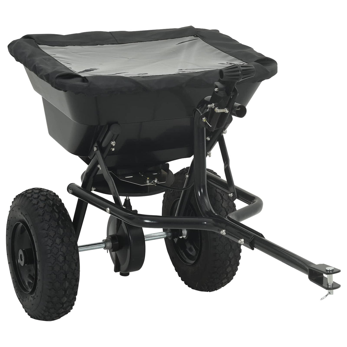 Spreader Black 53 x 108 x 74 cm PVC and Steel