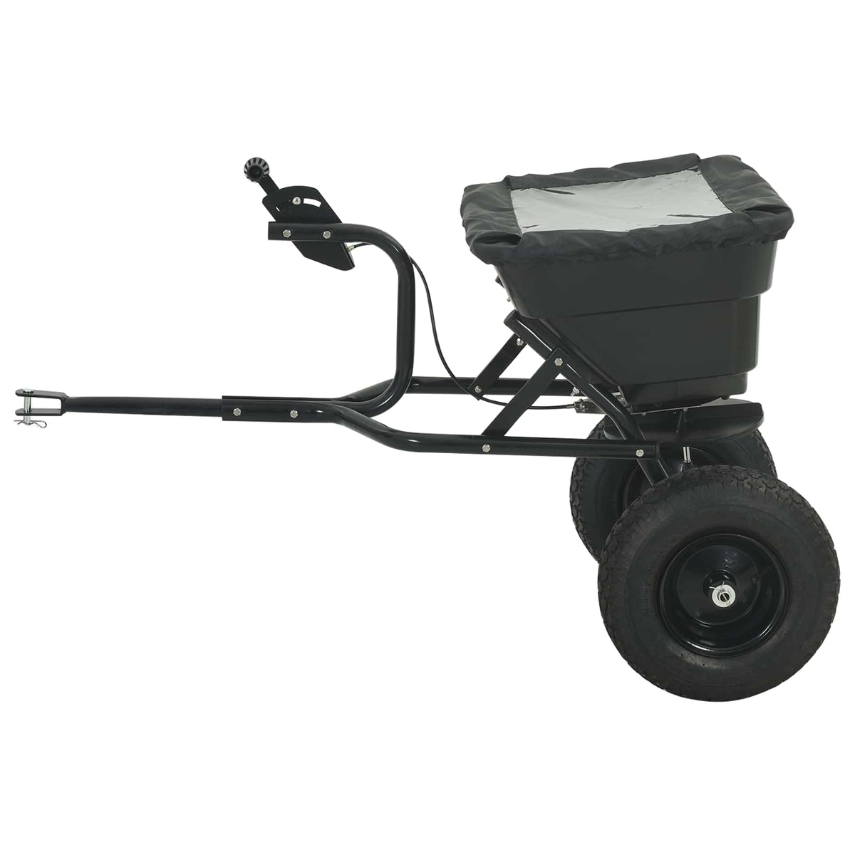 Spreader Black 53 x 108 x 74 cm PVC and Steel