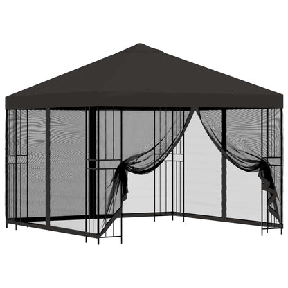 Garden Gazebo with Sidewalls 3 x 3 m Anthracite