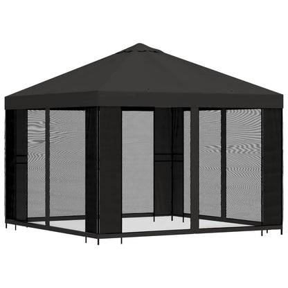 Garden Gazebo with Sidewalls 3 x 3 m Anthracite