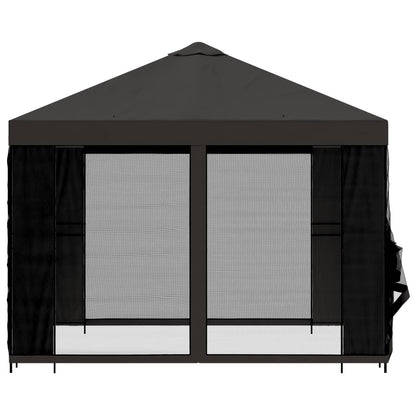 Garden Gazebo with Sidewalls 3 x 3 m Anthracite