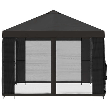 Garden Gazebo with Sidewalls 4 x 3 m Anthracite