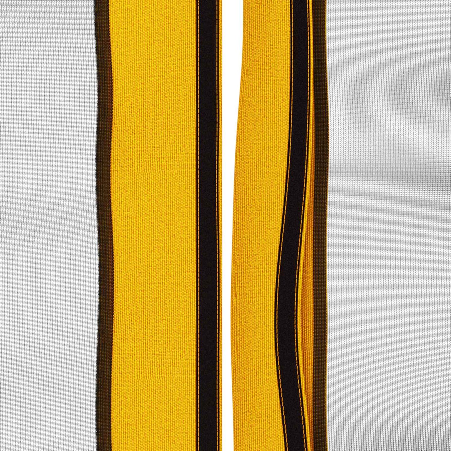 Gazebo Cover with Sidewalls 6 x 3 m Yellow Polyester 190