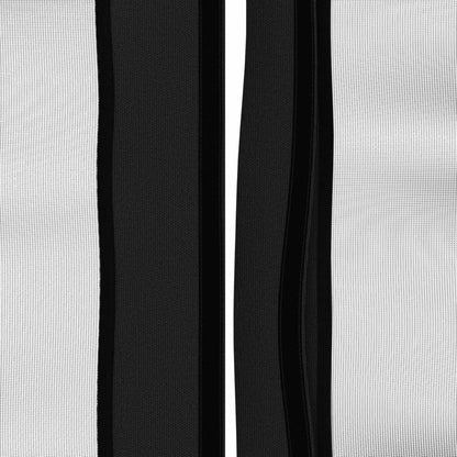 Gazebo Cover with Sidewalls 6 x 3 m Black Polyester 190