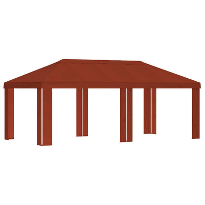 Gazebo Cover 6 x 3 m Terracotta Polyester 190 gsm
