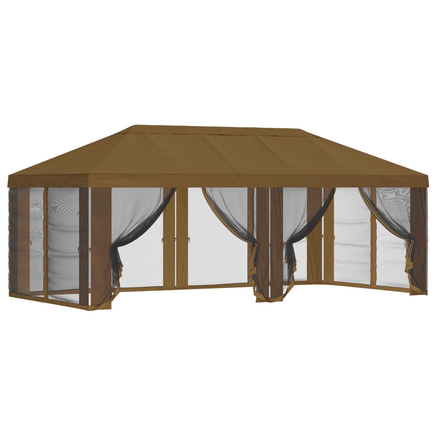 Gazebo Cover with Sidewalls Taupe 600.5 x 300.5 cm Polyester