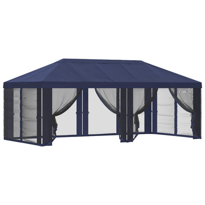 Gazebo Cover with Sidewalls Blue 600.5 x 300.5 cm Polyester