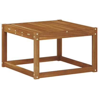 Outdoor Table Solid Acacia Wood Natural 59 x 59 x 37 cm